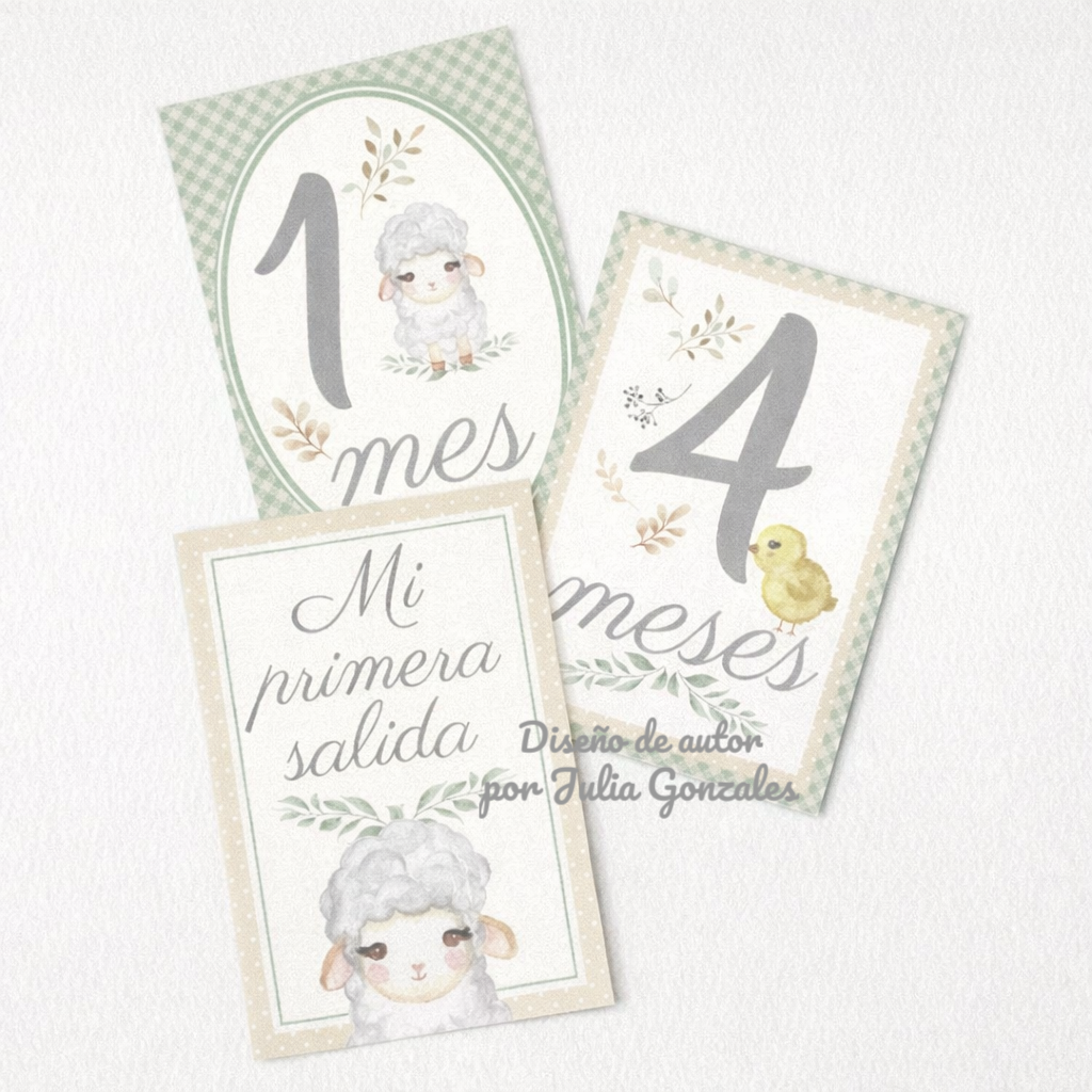 Baby Cards modelo "Tierna ovejita"