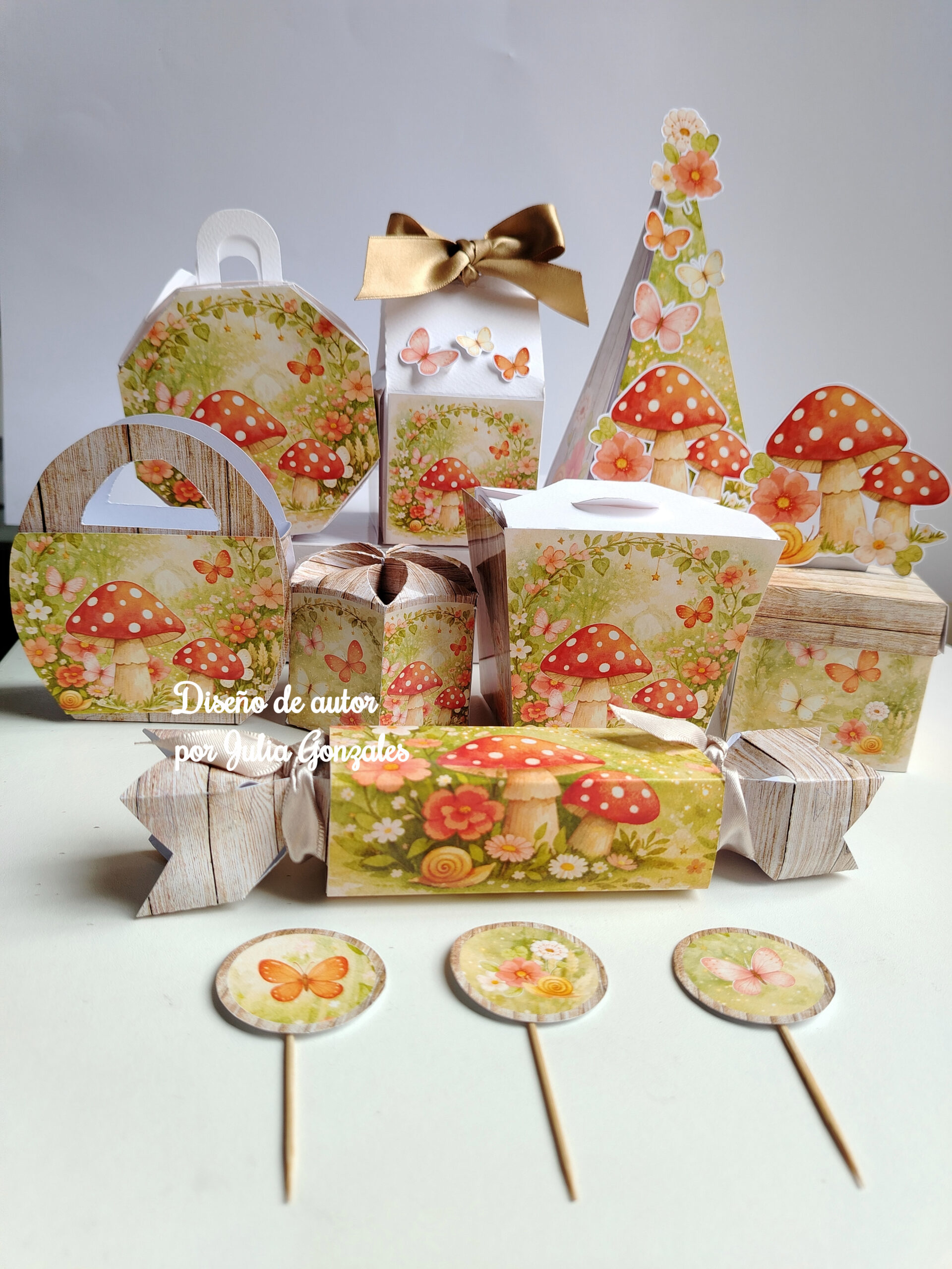 Caja decorativa modelo "Bosque encantado"