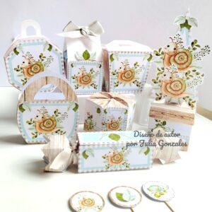 Caja decorativa modelo "Dulce caracolito"