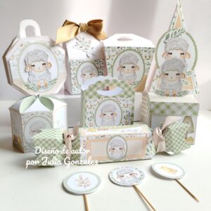 Caja decorativa modelo "Tierna ovejita"