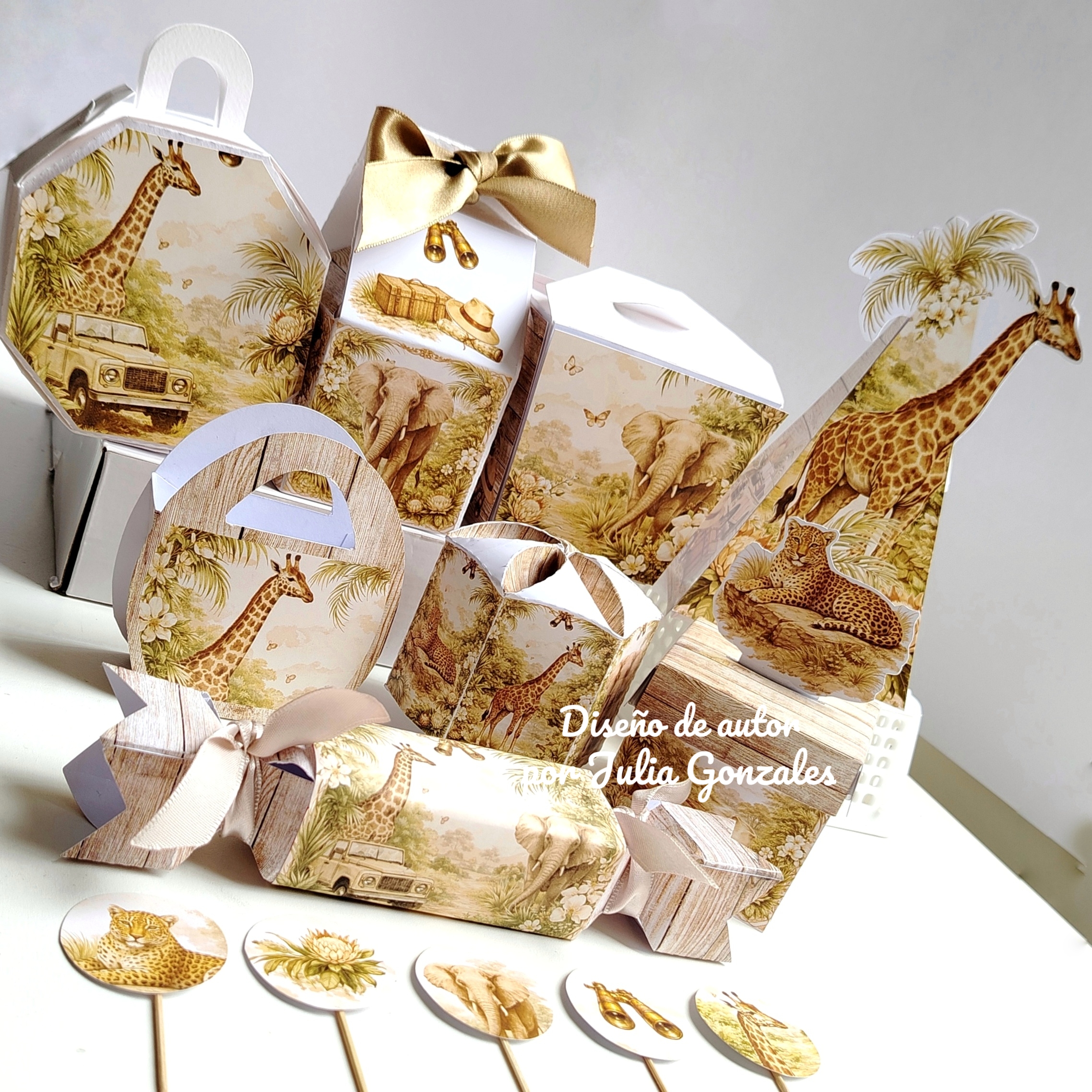 Caja decorativa modelo "Safari chic" - Imagen 2