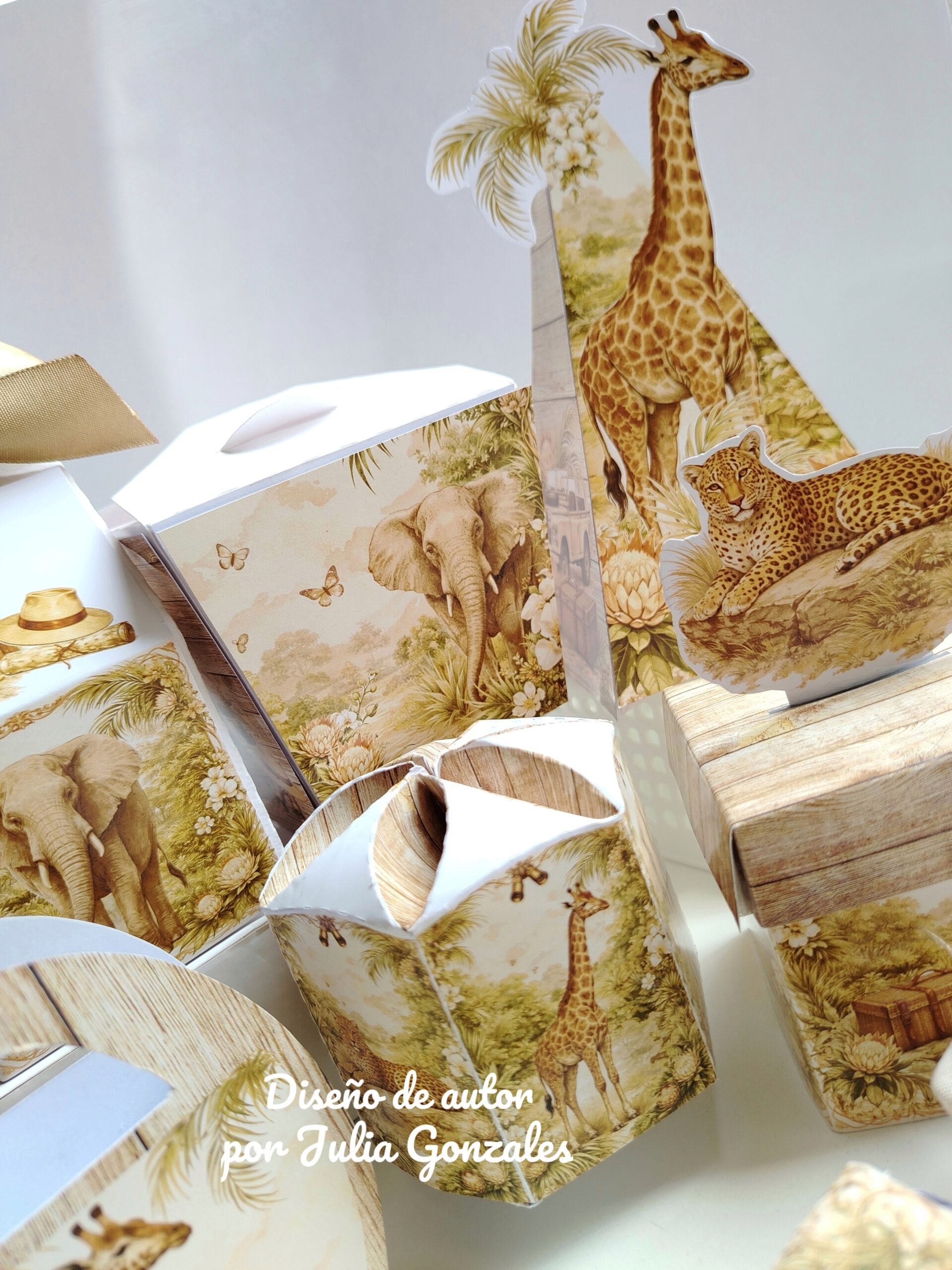 Caja decorativa modelo "Safari chic" - Imagen 4