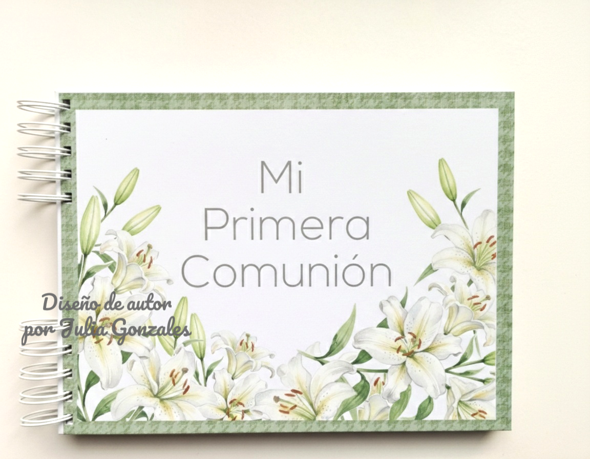 Álbum Primera Comunión modelo "Luz de lirios"