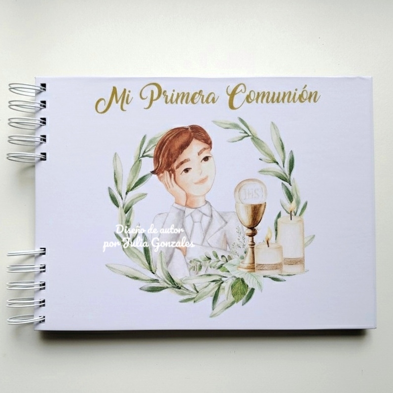 Álbum Primera Comunión modelo "Esperanza en olivo"