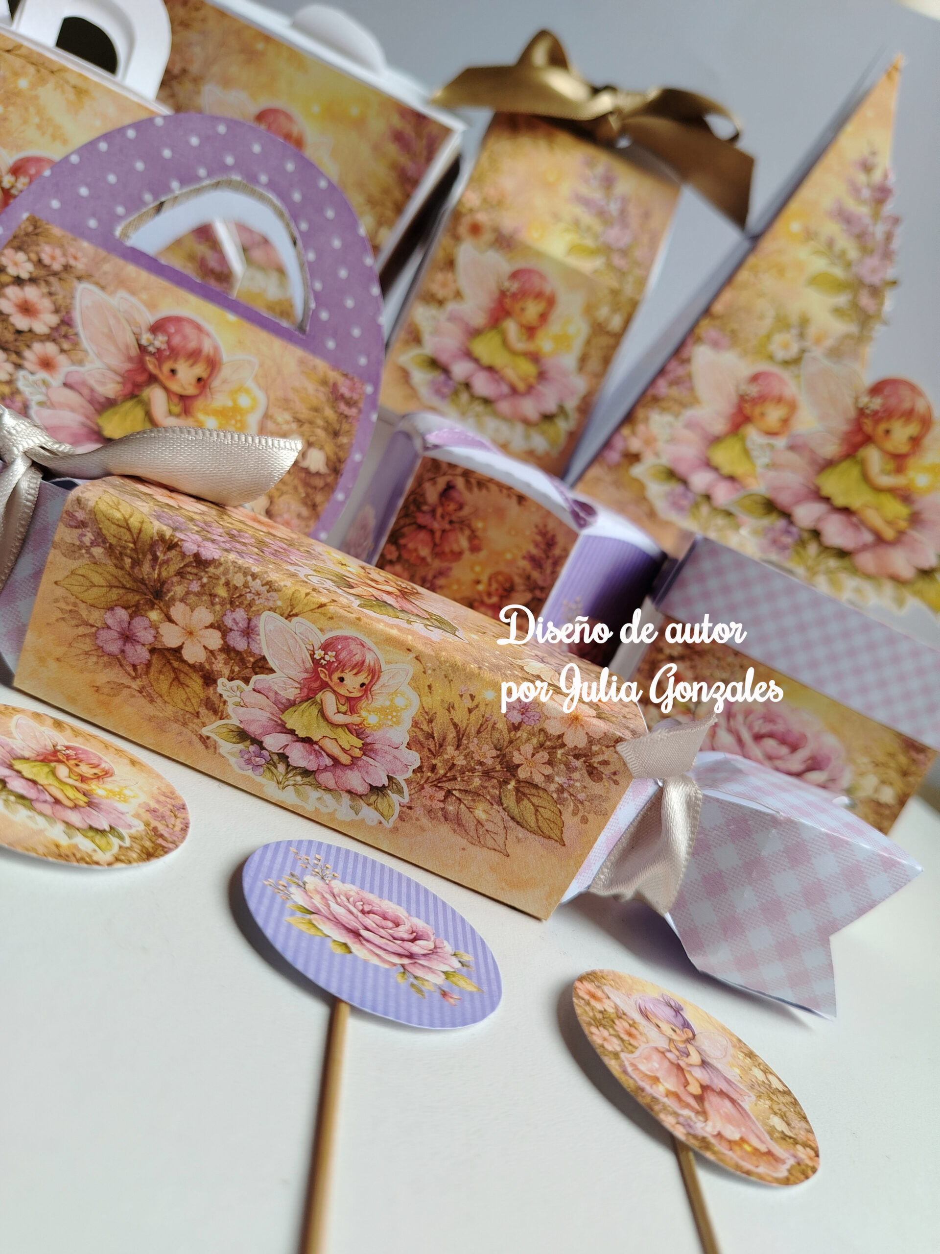 Caja decorativa modelo "Jardín de hadas" - Imagen 3